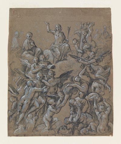 Christ in Glory with Angels by Belisario Corenzio